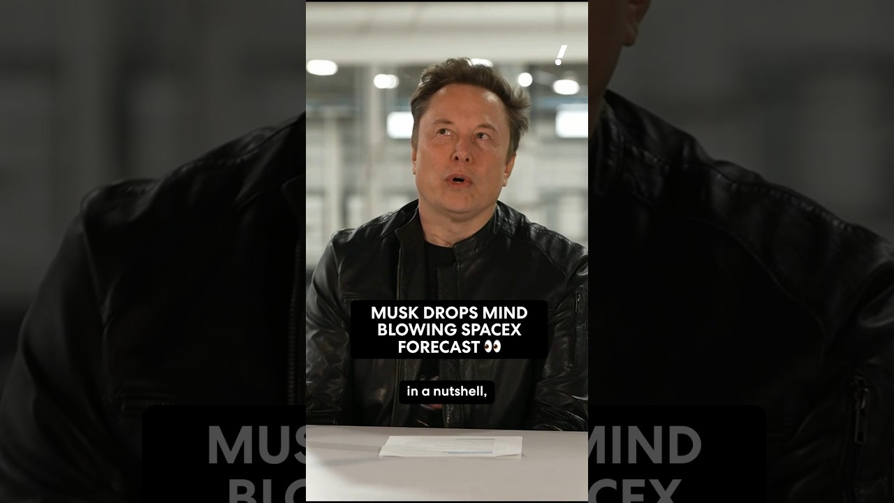 Musk's jaw-dropping SpaceX forecast 🤯