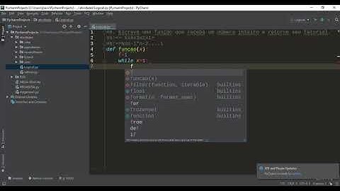 Lógica de programação Questão de  Fatorial -Exercicio python