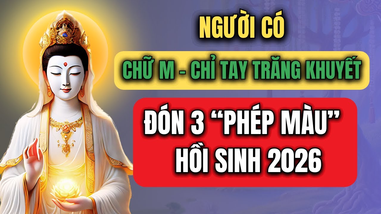 Ai Có Chỉ Tay Chữ M Hoặc Trăng Khuyết - Nghe Ngay Để Đón 3 Phép Màu 'Hồi Sinh' 2026