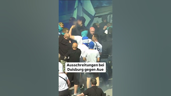 Schwere Ausschreitungen bei Duisburg gegen Aue  #fussball #3liga
