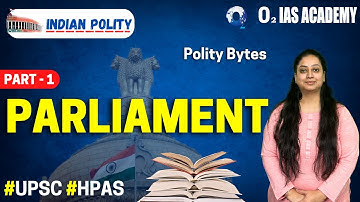 Indian Polity by M Laxmikanth - Parliament of India: Lok Sabha & Rajya Sabha | UPSC & HPAS Exam