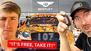 Bentley Executive Gifts Me A Car!!