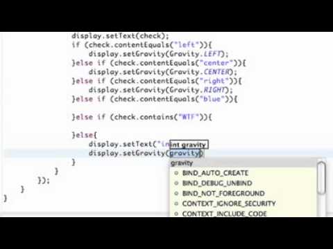 Android Application Development Tutorial - 30 - Setting Color of a TextView in Java