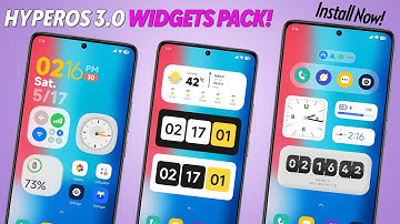Get HyperOS 3.0 Widgets on Xiaomi/Redmi - Full Tutorial