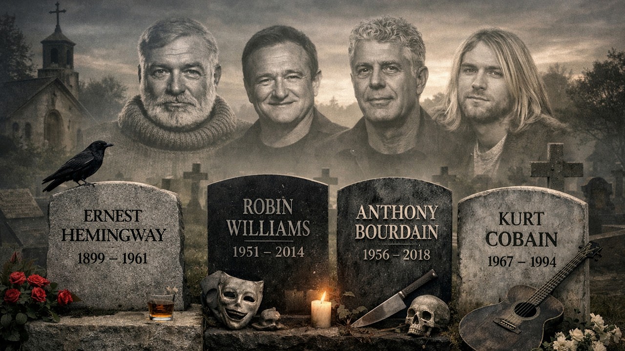 The Tragic Graves of Celebrities Who Took Their Own Lives