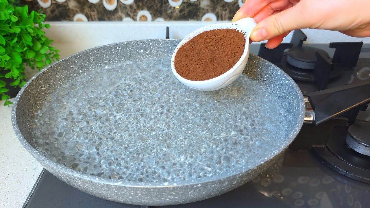 Просто добавьте какао-порошок в кипяток!! Я больше не покупаю продукты в магазине! Легко и вкусно!