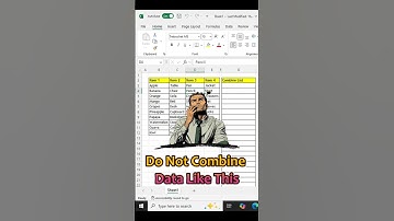 Compile Data into One Column with TOCOL in Excel!  #excel #excelformula #ytshorts #viralshorts #tips