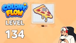 Colony Flow level 134 walkthrough gameplay 