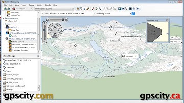 Map Views with Garmin Basecamp on a Windows PC with GPS City
