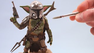 I made the Mandalorian, but it's Baby Yoda