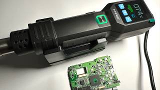 FNIRSI SAG-55 hot air gun desoldering testing