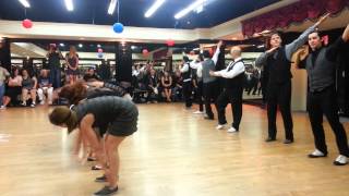 Swing dancing at atomic ballroom