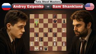 Esipenko vs Shankland — Tata Steel Masters • Round 7 (January 22, 2022) screenshot 4