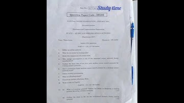 EC8702 ADHOC AND WIRELESS SENSOR NETWORK question paper 2022