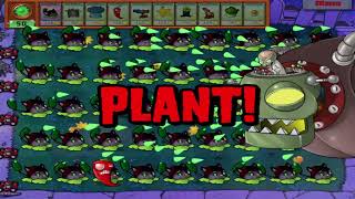 Army Cattail Mod vs Dr. Zomboss in Survival Night | Plants vs. Zombies Halloween