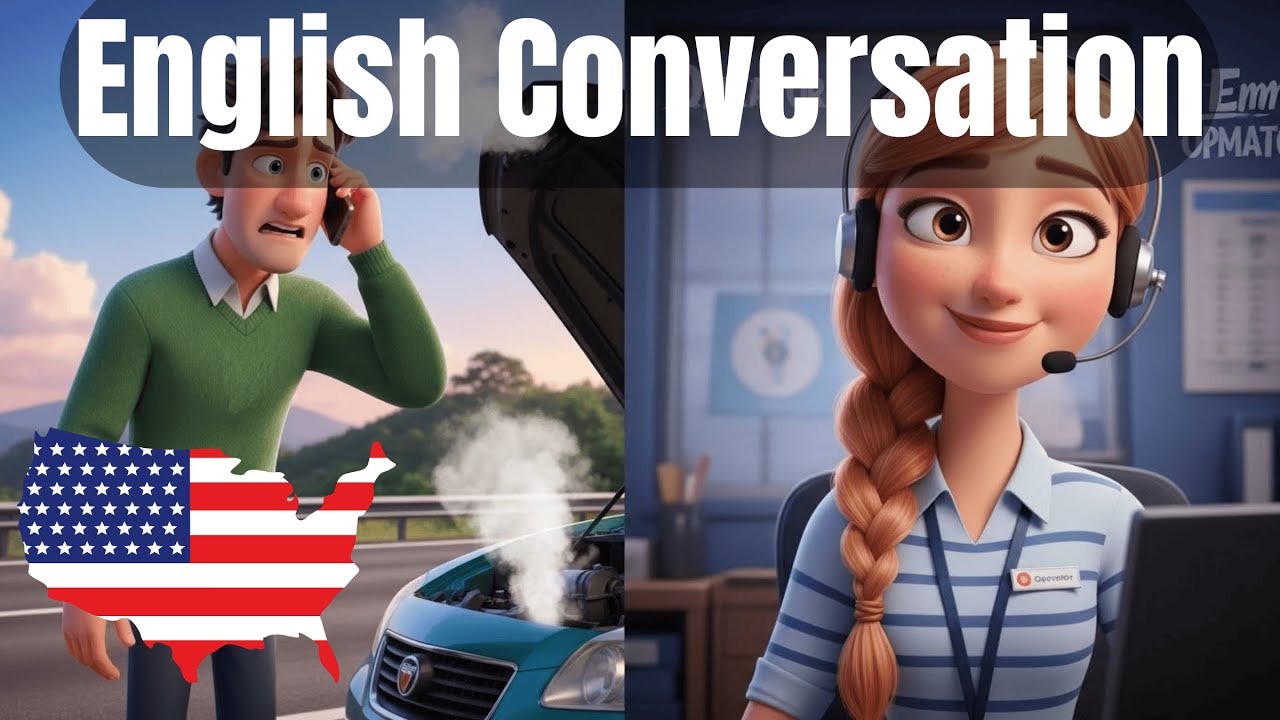 Learn English for Emergencies: A Conversation for Car Trouble (A2-B1)