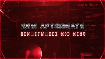 ⚠️[Hen/Dex/Cfw] SSM Aftermath I MW3 SPRX Mod Menu I Free Download⚠️