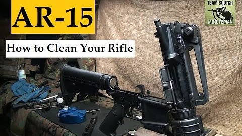 How to Clean the AR 15 / M4 Carbine