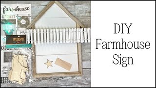 DIY Farmhouse Sign | Farmhouse Decor 