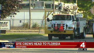 DTE crews head to Florida