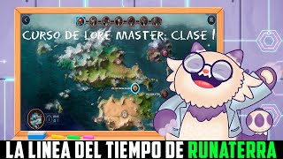 Conviértete en LORE MASTER | La CRONOLOGÍA oficial de Runaterra | Clase 1 #leagueoflegendslore
