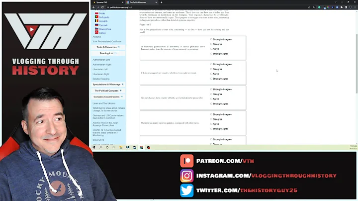 I Took a Political Compass Test - It did NOT turn out the way I expected!!!