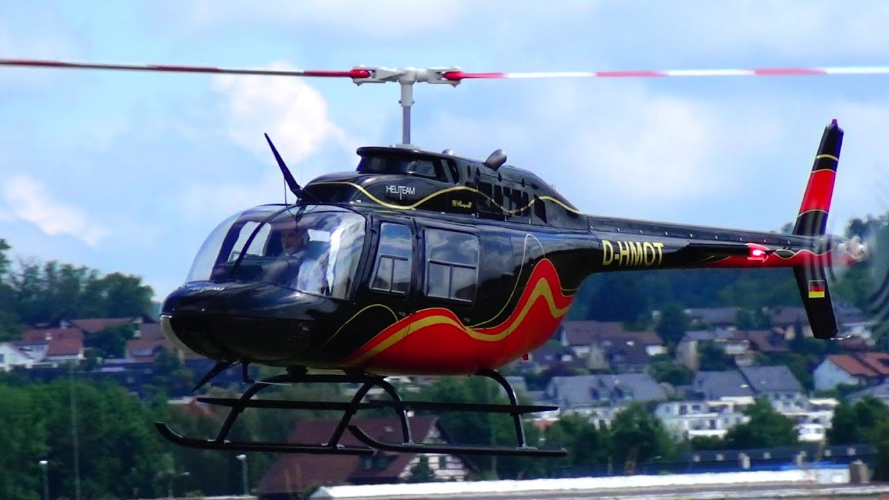 XXL Jet Ranger RC Turbine Helicopter Model Flight - YouTube