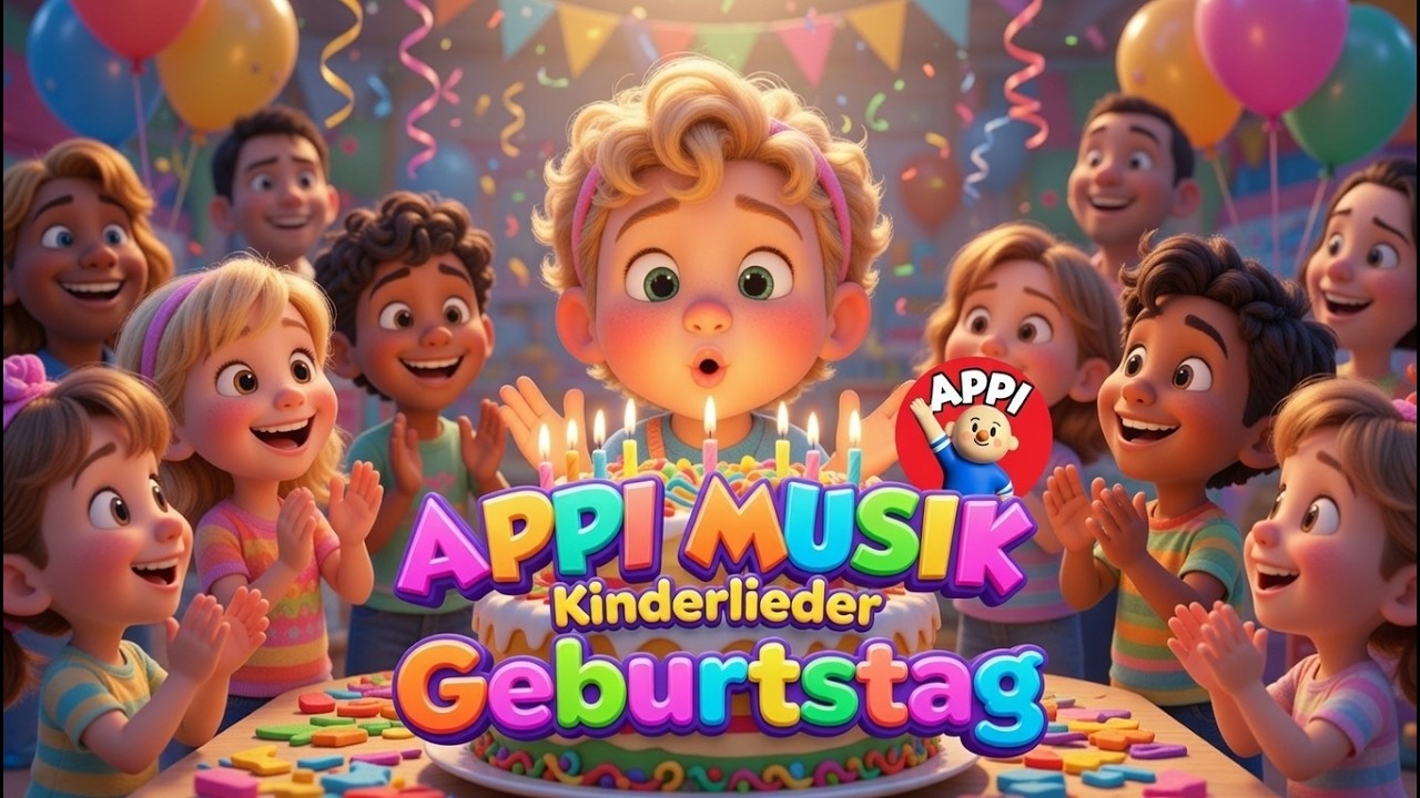 🎈 Kinderlieder🎂✨Geburtstagslied🎈🎈#Kinderlieder #Geburtstagslied #Kindergeburtstag #Geburtstag