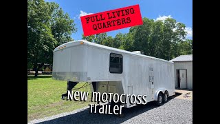 Upgrading My Outdated Race Trailer | Converted Enclosed Dirtbike Trailer. (Toy Hauler Conversion)