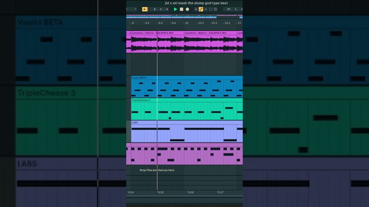 ski mask the slump god type beat in ableton vol. 2 #abletoninspiration#skimasktheslumpgod #typebeat