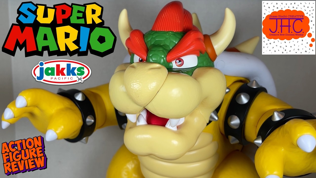 GALAXY SIZED? Jakks Pacific Super Mario BIG BAD BOWSER Action