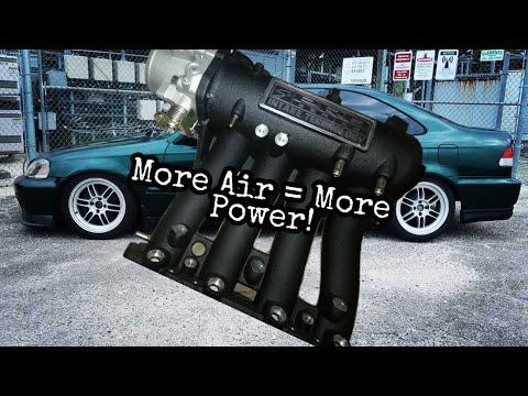 Skunk2 Pro Series Intake Manifold and Alpha 70mm TB for D15 / D16 Install Review And Before - After