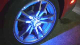 GloRyder Remote Control Wheel Lights vs Wheel Well Lighting On 2015 Mustang