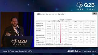 Q2B26 Tokyo | Joe Spencer, Director, GQI