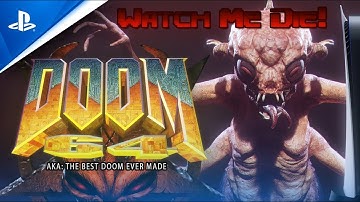 DooM 64 - Level 29: Outpost Omega(First Demon key) (Watch Me Die!) - PS5 4K