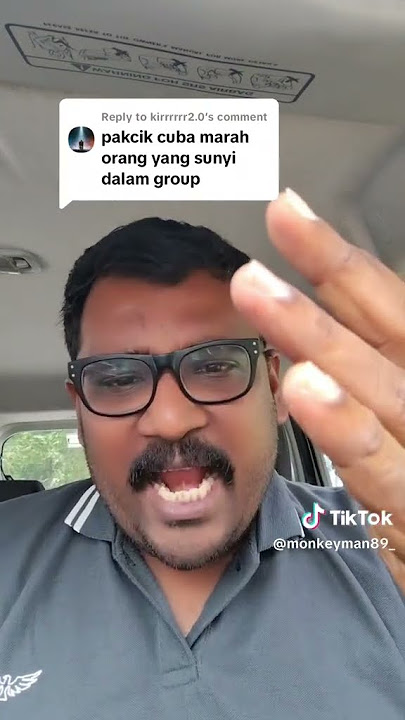 Pakcik coba marah org yang sunyi dalam grup😅