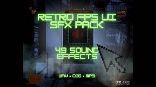 Retro FPS UI SFX Pack | 30 Interface Sound Effects for Boomer Shooters & Indie Games