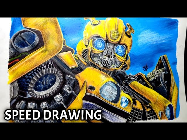 Bumblebee #transformers * Speed drawing online!   #bumblebee