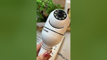 Smart wi-fi bulb camera for easy security installation #wificamera