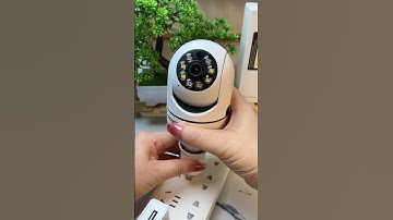 Smart wi-fi bulb camera for easy security installation #wificamera