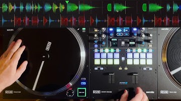 Algoriddim djay Pro AI Scratch Session using RANE TWELVE and SEVENTY-TWOMKII
