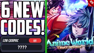 2 NEW CODES] NEW 6.5 UPDATE MR WANO LUFFY OP OR NOT?! SHOWCASE ANIME WORLD  TOWER DEFENSE TD 