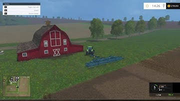 Farming simulator ,2015..Preparing Field 16 for Canola..