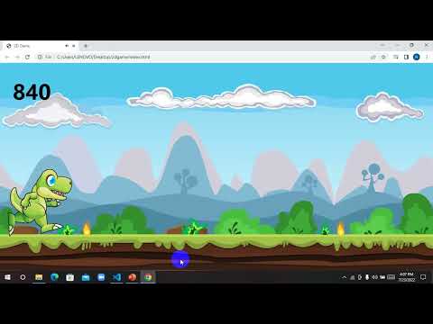 2D Game Video Submission | Building a 2D sprites animation game using pure HTML, CSS, and JavaScript