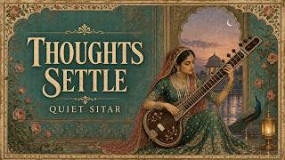 Thoughts Settle at Dusk | Quiet Sitar Meditation