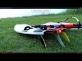 Trifin formula windsurfer project  test sailing