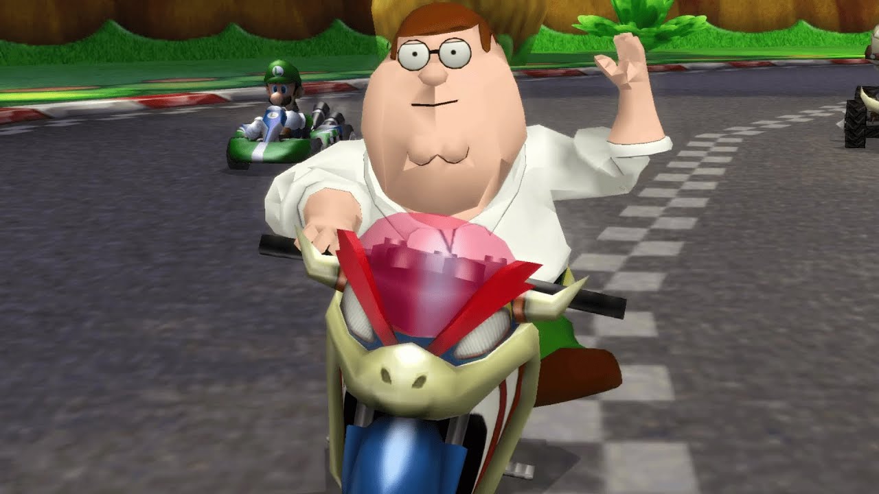 Peter Griffin (Family Guy) in Mario Kart Wii