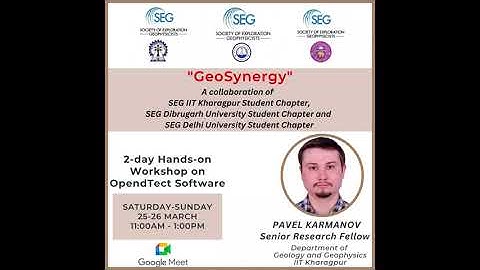 GeoSynergy Event 2 -  Tutorial video on downloading OpendTect software and data