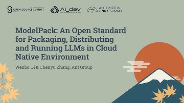 ModelPack: An Open Standard for Packaging, Distributing and Running LLMs... Wenbo Qi & Chenyu Zhang