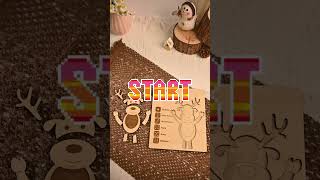 Winter with TOOCAA|Roll a Reindeer #toocaa #engraving #lasercutting #toocaanova #winter #game #diy